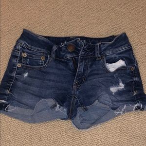 american eagle jean shorts